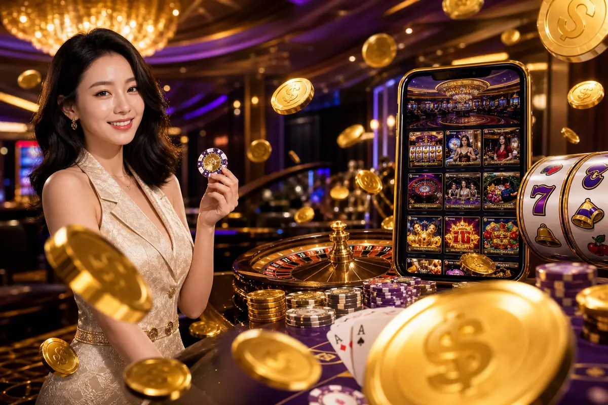 mari2u Casino suasana meja live roulette
